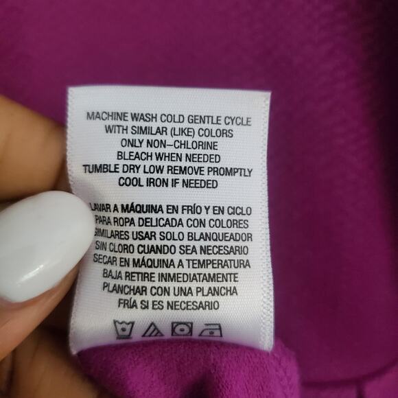 Bongo Plus Women's Sleeveless Purple Mini A-line Dress 1X - Picture 7 of 8